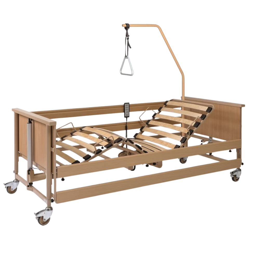 Recova Homecare Bed with Safety Sides & Lifting Pole
